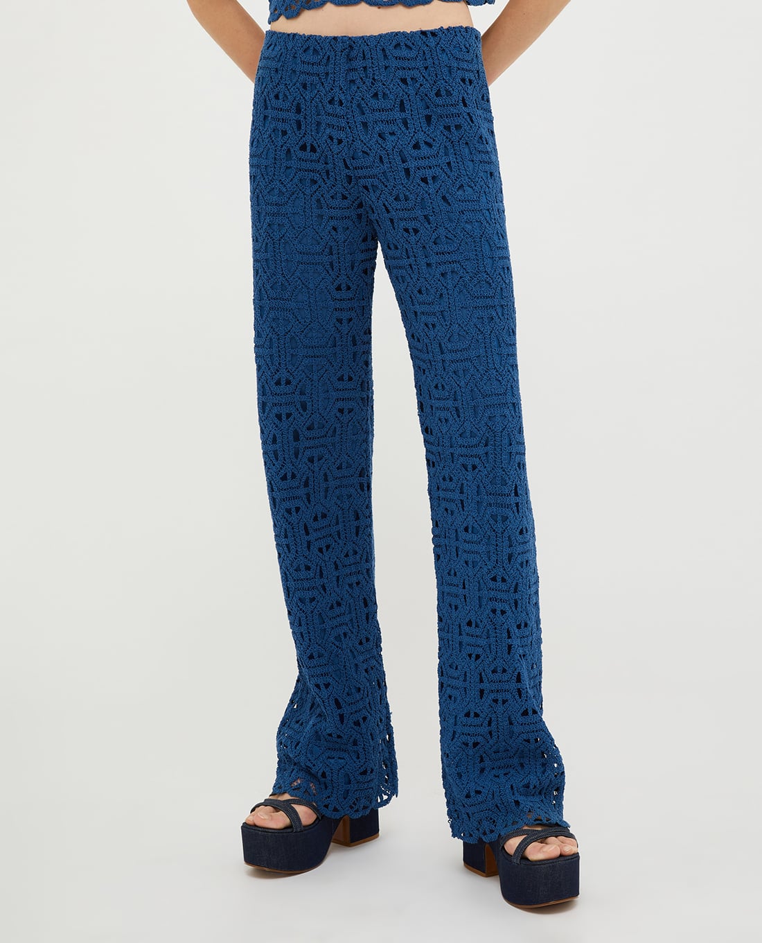 MAX&Co. - Quần nữ ống đứng phối ren Jessy