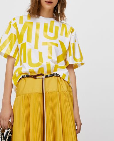  MAX&Co. - Áo thun nữ tay ngắn cổ tròn Cotton Poplin 