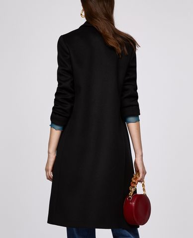  MAX&Co. - Áo măng tô nữ phối nút cài Ermine 