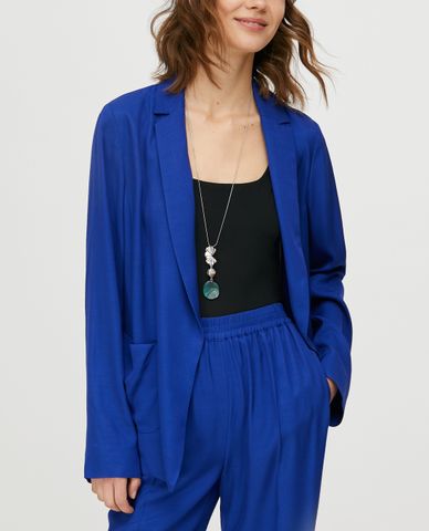  MAX&Co. - Áo blazer nữ tay dài Unstructured Twill 