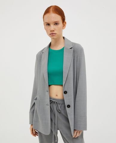  MAX&Co. - Áo khoác blazer nữ tay dài Fastoso 