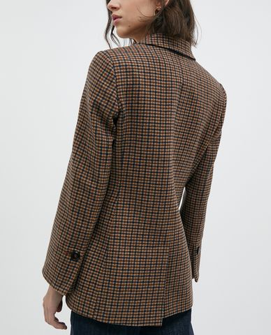  MAX&Co. - Áo blazer nữ cài nút tay dài Flannel 