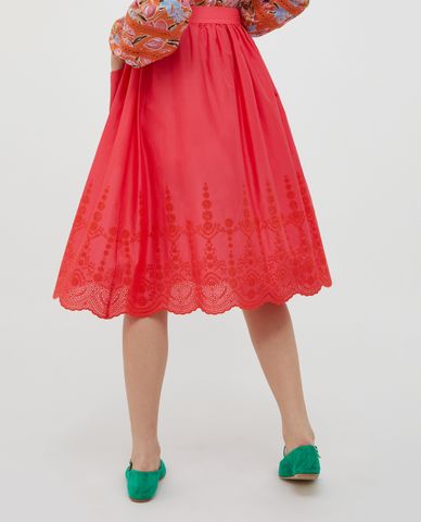  MAX&Co. - Chân váy chữ A midi lưng thun phối túi Teatro 