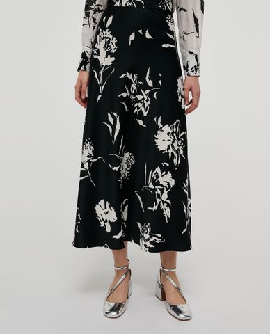  MAX&Co. - Váy midi xếp li họa tiết hoa nổi bật 