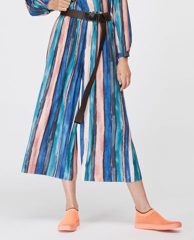  MAX&Co. - Quần kiểu nữ ống rộng Watercolour Stripe 