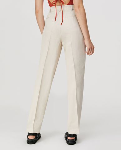  MAX&Co. - Quần kiểu nữ phom suông Pleated Linen 