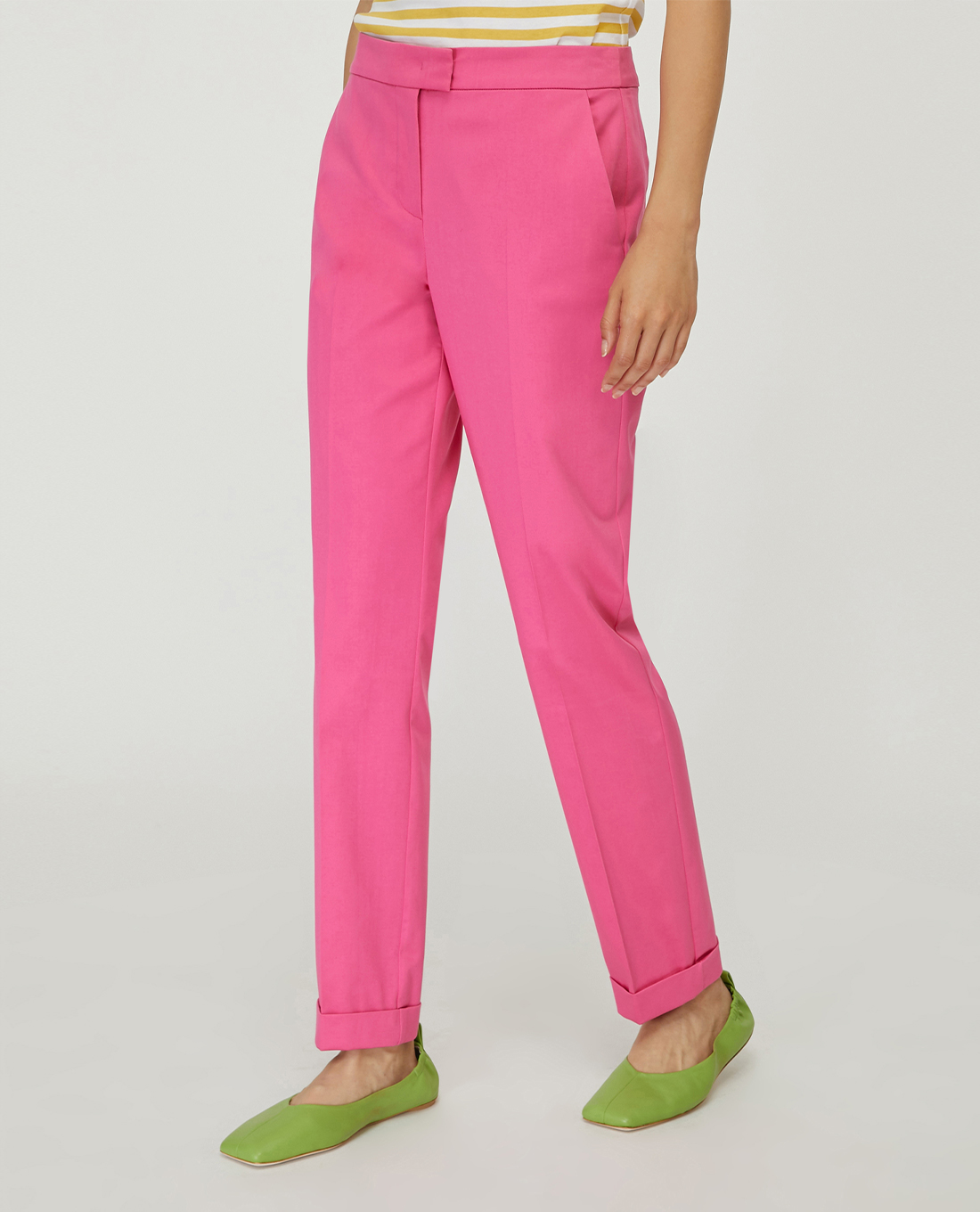 MAX&Co. - Quần kiểu nữ phom suông Slim Cotton Satin