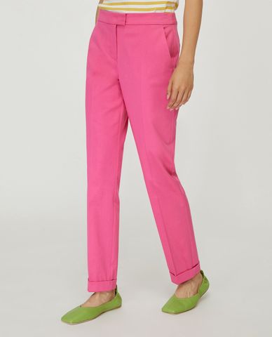  MAX&Co. - Quần kiểu nữ phom suông Slim Cotton Satin 