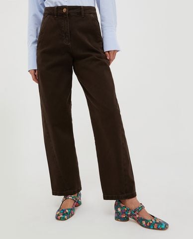  MAX&Co. - Quần jeans nữ ống rộng Gesso 