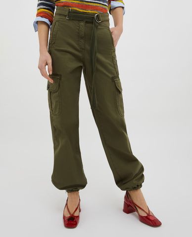  MAX&Co. - Quần nữ ống rộng phối túi hộp Tripoli 