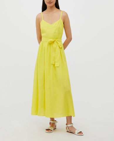  MAX&Co. - Đầm hai dây cổ V phối thắt lưng Risulta 