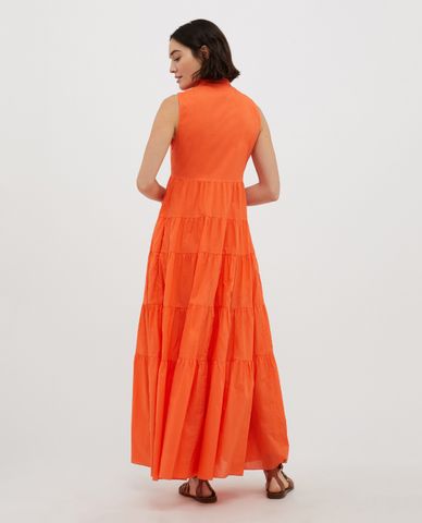  MAX&Co. - Đầm sát nách maxi xếp li cổ V Minore 