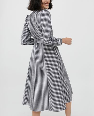  MAX&Co.- Đầm midi tay dài cổ trụ phối thắt lưng Elios 