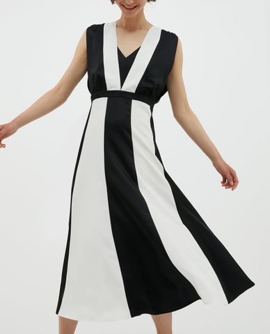  MAX&Co. - Đầm midi cổ V sát nách Liuto 