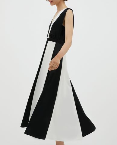  MAX&Co. - Đầm midi cổ V sát nách Liuto 