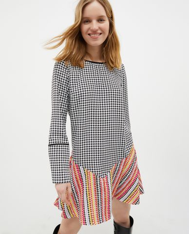  MAX&Co. - Đầm mini cổ tròn tay dài ống loe Maremoto 