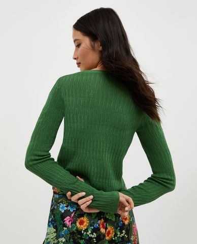  MAX&Co. - Áo khoác cardigan nữ cổ V tay dài Silvia 