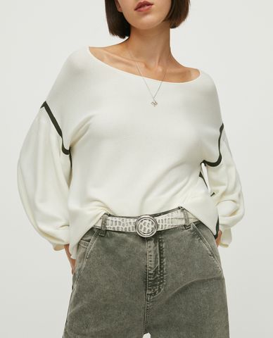  MAX&Co. - Áo len nữ tay phồng Puffed Sleeves 