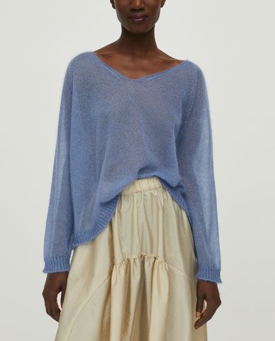  MAX&Co. - Áo len nữ cổ V tay dài Cristina 