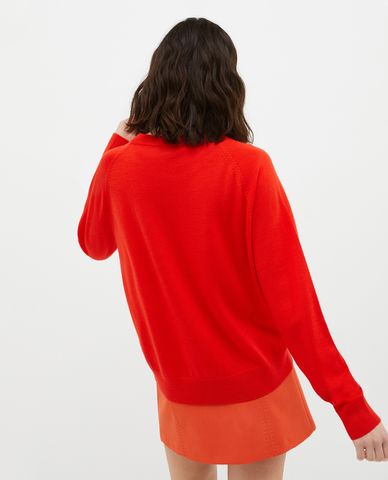  MAX&Co. - Áo dệt kim nữ cổ tròn tay dài Doberman 