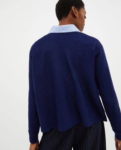  MAX&Co. - Áo dệt kim nữ cổ thuyền tay dài Scambio 