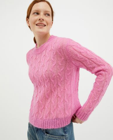  MAX&Co. - Áo dệt kim nữ cổ tròn tay dài Laos 