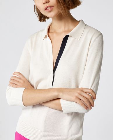  MAX&Co. - Áo polo nữ tay lở cổ V Conciso 