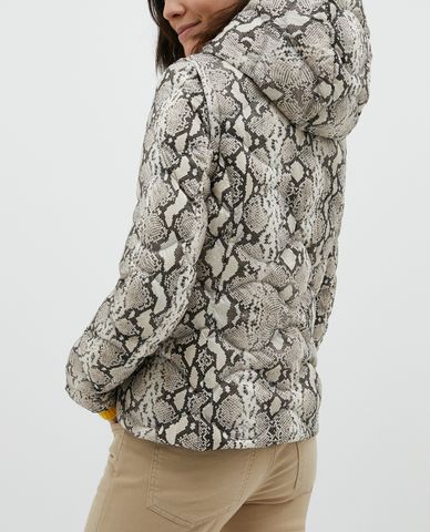  MAX&Co. - Áo khoác kiểu nữ chần bông phối mũ trùm Organino 