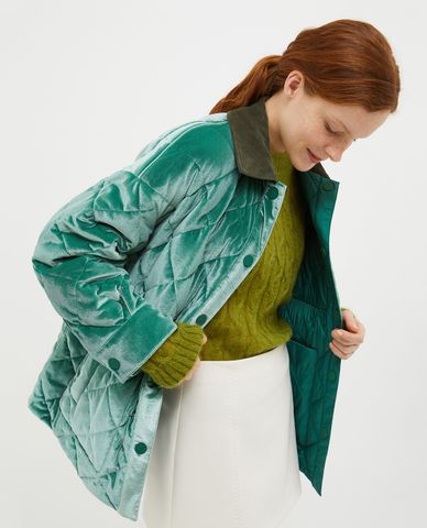  MAX&Co. - Áo khoác chần bông nữ cổ bẻ tay dài Loriana 