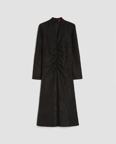  MAX&Co.- Đầm midi cổ V tay dài Jersey 