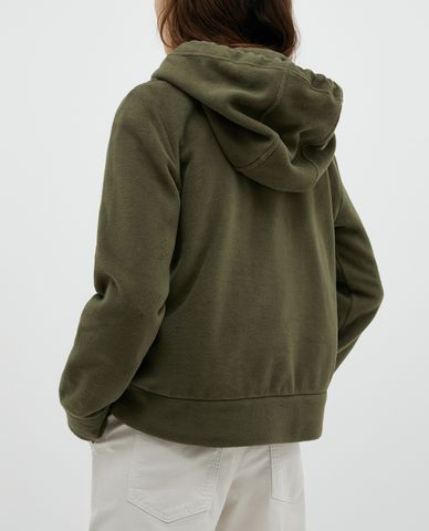 MAX&Co. - Áo hoodie nữ tay dài phối mũ Monogram 