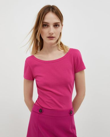  MAX&Co. - Áo thun nữ cổ thuyền tay ngắn Danzante 