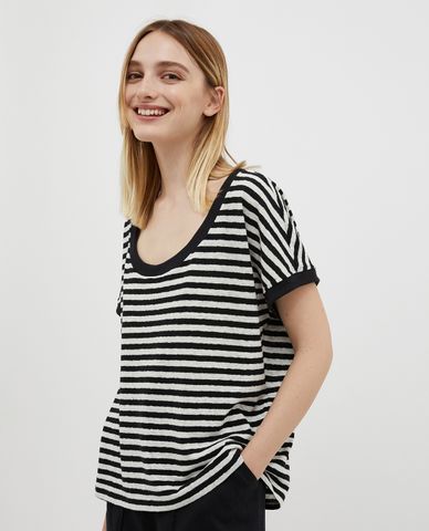  MAX&Co. - Áo thun nữ sọc ngang Eusebio 