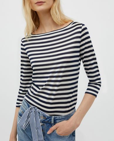  MAX&Co. - Áo thun nữ cổ tròn tay dài Danzica 