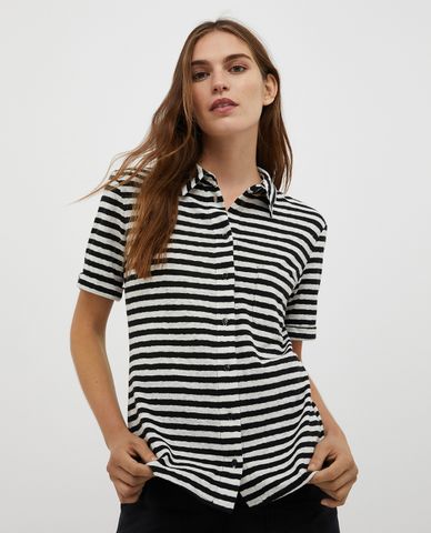  MAX&Co. - Áo sơ mi nữ tay ngắn Fard 