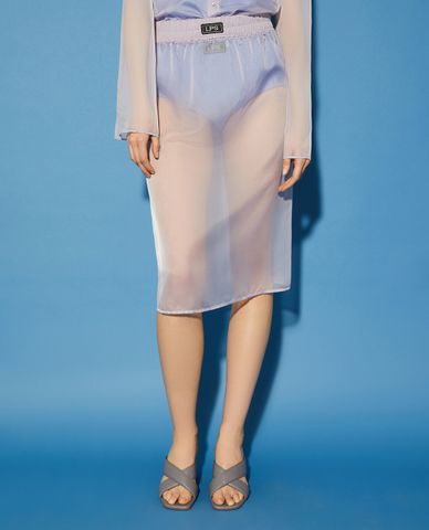  MAX&Co. - Chân váy phom suông midi xuyên thấu Uppereastside 