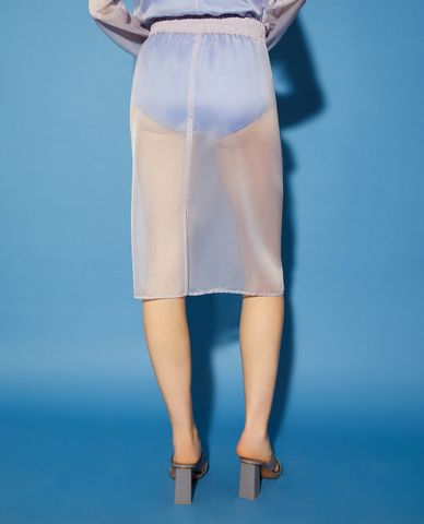  MAX&Co. - Chân váy phom suông midi xuyên thấu Uppereastside 