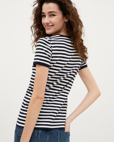  MAX&Co. - Áo thun cổ tròn tay ngắn phối logo Logotee 