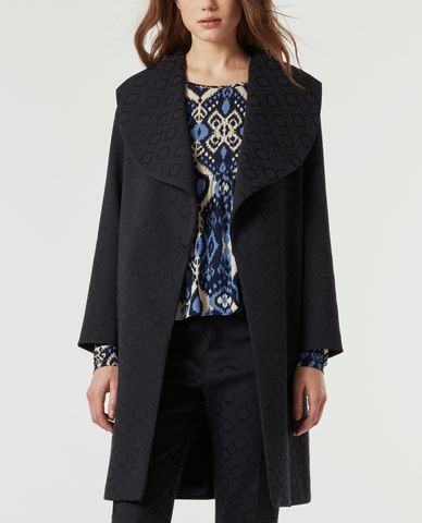  MAX&Co. - Áo blazer nữ tay dài cổ bẻ dáng dài thời trang 