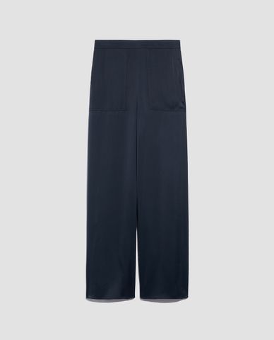  MAX&Co. - Quần kiểu nữ ống rộng Satin Palazzo 