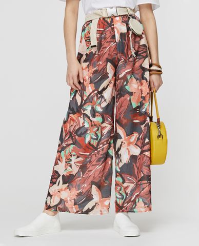  MAX&Co. - Quần nữ ống rộng Cotton Voile 