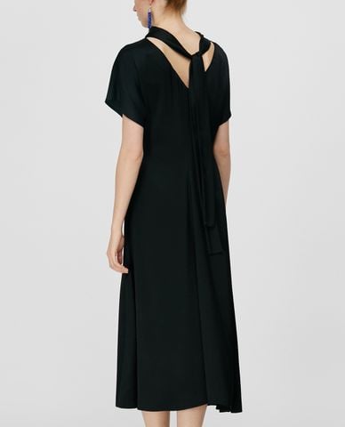  MAX&Co. - Đầm midi xếp li cổ cao Bow Neckline 