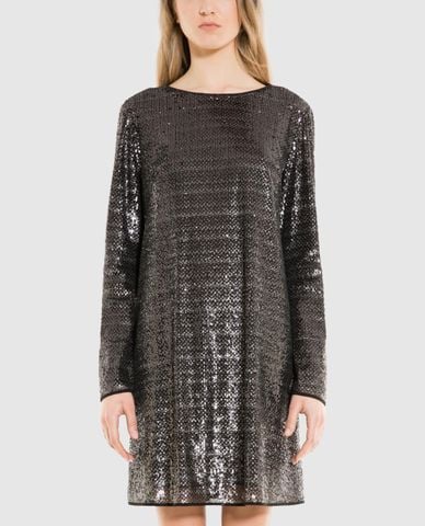  MAX&Co. - Đầm mini cổ tròn tay dài Pania 