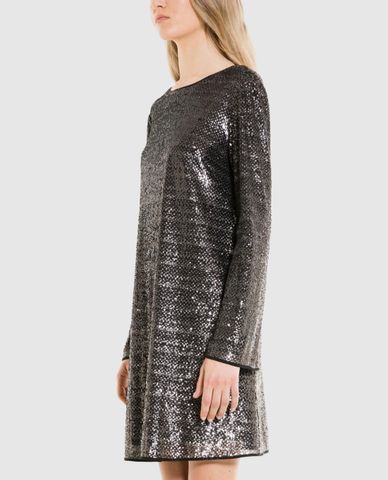  MAX&Co. - Đầm mini cổ tròn tay dài Pania 