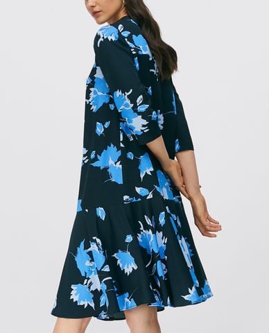  MAX&Co. - Đầm mini cổ tròn tay lỡ Twill Flared 