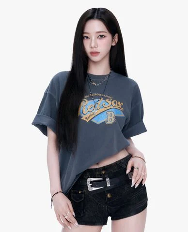 MLB - Áo thun unisex cổ tròn tay ngắn Varsity Vintage