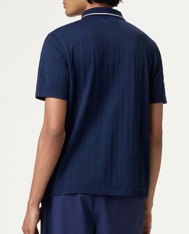  FILA - Áo polo nam phối khoá zip Challenger 