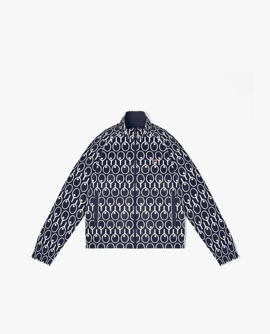  FILA - Áo khoác thể thao unisex cổ trụ tay dài Raglan 