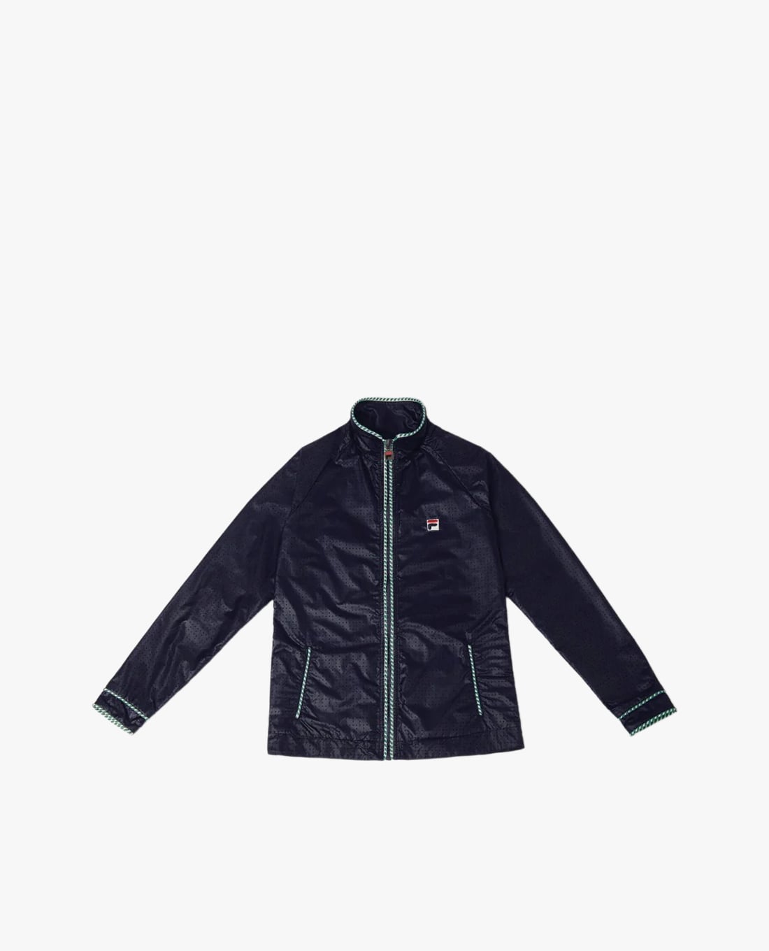 FILA - Áo khoác thể thao unisex cổ trụ tay dài Track