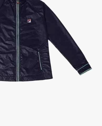  FILA - Áo khoác thể thao unisex cổ trụ tay dài Track 